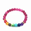 AliExpress venda quente universo galáxia Sistema Solar oito planetas pulseira estrela guardiã contas de pedra natural pulseira para mulheres