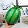 Modelo de Sandía de Simulación Rodajas de Sandía Falsas Frutas y Verduras Fotografía Accesorios de Decoración para el Hogar Juguetes Vid de Sandía Hojas de Sandía