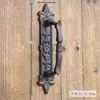 Manija de Puerta Vintage de Hierro Fundido Estilo Europeo para Patio Exterior Jardín Puerta de Madera Puerta de Gabinete Manija Decorativa de Arte de Hierro Pestillo
