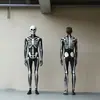 Exportación Transfronteriza Producto Nuevo Halloween Parca de la Muerte Disfraz de Terror Disfraz Enterizo de Esqueleto Esqueleto Cosplay Cosplay