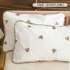 Almohada de Algodón Puro Clase A para Bebé Almohada de Trigo Sarraceno para Bebés Columpio Infantil Almohada de Algodón Transpirable Funda de Almohada Lavable