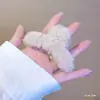 Presilha de Tubarão de Pelúcia Estilo Coreano para Outono e Inverno para Mulheres, Acessório de Cabelo Fresco e Doce, Presilha de Cabelo Simples e Elegante para Uso Diário