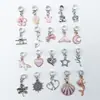 Uma Variedade de 20 Contas com Furo Grande Conjunto de Contas Coloridas de Resina Pingentes Criativos para Pulseiras DIY Contas Soltas Opcionais Pacote de Materiais de Acessórios