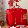 Bolsa de Armazenamento para Dote de Casamento, Conjunto de Quatro Peças para Casamento, Colcha de Casamento Vermelha, Bolsa de Embalagem para Colcha, Velas Oxford de Cetim