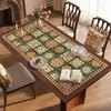 Mantel Individual de Mesa de Comedor Vintage Estilo Americano, Mantel de Mesa de Café de Cuero de Lujo Ligero y de Gama Alta, Impermeable y a Prueba de Aceite, Mantel Protector de Mesa sin Lavado