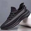 Sapatos Masculinos 2024 Outono Novos Sapatos de Malha para Homens Atacado Transfronteiriço Fly Woven Respirável Sapatos Esportivos para Homens Sapatos Casuais e Confortáveis para Homens