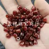 Ágata Roja Perlas de Agujero Grande Tipo Antiguo Perlas Sueltas de Jade Calcedonia Roja Perlas Cilíndricas Passepartout Pulsera DIY Accesorios de Joyería Perlas