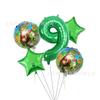 Transfronteiriço Nova Planta Zombie Látex Balão Filme de Alumínio Pacote de Balão Aniversário Infantil Dia da Mentira Decoração de Fundo