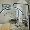 Lámpara de Belleza Media Luna de 28 pulgadas Amazon LED Protección Ocular Lámpara para Pestañas Maquillaje de Belleza Uñas Arte Tatuaje Lámpara de Luna Lámpara de Pie en Forma de U