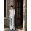 Camisa Blanca de Manga Larga con Adorno de Encaje, Diseño Verano 2026 para Mujer, Nuevo Top Blanco para Mujer, Venta al por Mayor y Distribución