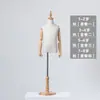 Soporte de Exhibición de Medio Cuerpo para Maniquíes Infantiles para Tienda de Ropa Infantil, Soporte de Maniquí de Cuerpo Entero para Niños y Niñas