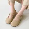 Populares Zapatos Mary Jane Estilo Hada para Mujer 2026 Otoño Nuevos Suela Suave Estilo Bosque Artístico Punta Redonda Planos Bajos para Mujer