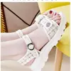 Sandalias Deportivas para Mujer 2026 Verano Nuevos Populares Zapatos de Plataforma Suela Gruesa Planos Elegantes Estudiante Celebridad de Internet Zapatos de Playa