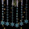 Decoraciones Navideñas Transfronterizas Haobei Cono de Hielo Acrílico Transparente Adornos Colgantes Adornos Colgantes de Copo de Nieve Transparente Más Vendidos Transfronterizos