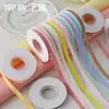 Shangjin Cinta de Color Sólido Mate de 1.0 cm Cinta de Algodón Cinta de Poliéster Cinta para Ramo de Flores Caja de Regalo Cinta para Atar Cinta de Satén Floral DIY