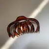 Pinzas Grandes de Garra Extensiones Pasador Coreano Retro Francés Recogido en la Parte Trasera de la Cabeza para Mujeres Clip Elegante para el Cabello Accesorio para el Cabello