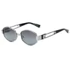 Óculos de Sol Metálicos Ps33484 Estilo Old Money de Luxo Leve com Armação Redonda, Toque de Alto Padrão, Modelo Novo, Look Sem Maquiagem, Proteção Solar, Óculos de Sol Masculinos Tendência