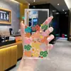 Funda de teléfono divertida y peculiar con diseños de texto coloridos, funda suave de TPU transparente para Samsung S22 Ultra, al por mayor