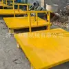 Carro de mantenimiento para vías de ferrocarril, plataforma plana eléctrica para transporte ferroviario, portátil para vías de 1435