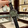 Nuevo Reloj Multifuncional de Cuarzo para Hombre Ojo Izquierdo y Derecho Esfera Grande Correa de Cuero Correa de Acero Inoxidable Calendario Venta al por Mayor