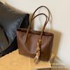 Bolsa grande para estudiante universitario, clase, viajero, para mujer, 2023, nueva moda, simple, gran capacidad, bolso de hombro, estilo occidental, bolso tote