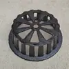 Conjunto de 4 Peças Balde de Chuva Tipo 87 de Ferro Fundido Balde de Queda por Gravidade Sifão Trombeta de Calha Plug-in de Linha Reta Ralo de Piso