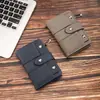 Cartera Estudiante Estilo Coreano Personalizada para Mujer, Porta Tarjetas de Color Sólido, Compartimento para Monedas, Billetera con Cierre para Mujer con Múltiples Ranuras para Tarjetas, Procesamiento de Logo