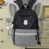 Mochila de moda de lunares estilo pastoral nueva, mochila escolar de gran capacidad para estudiantes, mochila linda de alta calidad