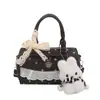 Bolso Pequeño para el Trabajo Mujer 2026 Nuevo Otoño/Invierno Tacto de Alta Gama Ligero Nicho Lunares Cruzado Bolso de Mujer para el Trabajo