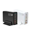 Cargador de Nitruro de Galio Transfronterizo Certificado CE PD600W Escritorio USB Carga Rápida Alta Potencia Puerto Múltiple en Stock