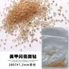 1.2mm 1440 Mini Micro Diamantes Decorações para Nail Art Diamantes Soltos Transparentes Iridescentes com Fundo Pontiagudo Decorações DIY para Unhas