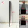 Silla Pata de Hierro Mesa Pie Tubo Cónico Tubo Cónico Irregular Cabeza Encogible Tubo de Hierro Tubo Cónico en Forma de Abanico Accesorios para Muebles Tubo Cónico