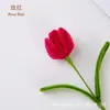 Ramo de Tulipanes Hecho de Palitos Retorcidos, Producto Terminado para Regalo del Día de San Valentín y del Día de la Madre, Ramo de Palitos Retorcidos