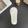 Meias Invisíveis Femininas de Seda Gelada, Frescas e Confortáveis, Malha Tridimensional Respirável, Absorventes de Suor, Corte Baixo, Cor Sólida, Casuais