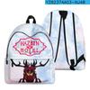 Mochila Escolar para Estudiante Hell Inn Transfronteriza Hazbin Hotel Periférico de Juego