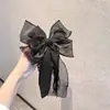 Pinza para el pelo de lazo súper de hada, Pinza de resorte para coleta de niña dulce, Pasador de alto valor estético, Pinza para el pelo