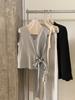Conjunto de Roupa de Verão Coreana Dongdaemun Simples Elegante de Alta Qualidade com Regata de Alça Decote V para Mulheres + Calça de Cintura Alta com Efeito Emagrecedor de Perna Larga