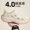 Zapatos perforados antideslizantes para hombre, ropa de verano para exteriores, nuevo estilo 2026, sandalias transpirables antiolor para cruzar arroyos, deportes, conducción, para hombre