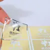 Dragão Prata Fosco Removível Autoadesivo Papel Revestido Personalizado Etiqueta Autoadesiva Adesivo Fita Seladora Personalizada Impressão