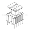 Bobina de Núcleo de Transformador EE16 Bobina EE16 com Barreira Elevada Vertical Slot Único 5+5 Pinos Through-Hole -1601-1