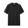 Camiseta de Seda Gelada Refrescante 180g Secagem Rápida Customização Feita Sob Encomenda a Partir de Imagem Manga Curta Masculina Roupa Esportiva Roupas de Trabalho Camiseta com Ombro Normal
