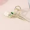 Pinza de Oreja de Trigo de Alta Gama, Elegante y Elegante, Pinza para el Cabello para la Parte Trasera de la Cabeza, Accesorio para el Cabello, Pinza de Tiburón Grande, Nuevo Estilo 2023