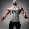 Esportes europeus e americanos colete com capuz homens lazer fitness corrida treinamento fabricantes de roupas