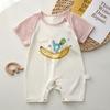 Mono de bebé Chengbao, pijama fino de verano de manga corta, ropa de bebé, ropa de escalada, ropa para recién nacidos