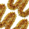 Suministros para Bodas Navideñas, Guirnaldas de Espumillón de Año Nuevo, Decoraciones para Salón de Clases y Escaleras, Decoraciones para Fiestas de Cumpleaños, Tiras de Colores, Espumillón Navideño