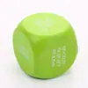 Dados de Juego Cuadrados de PU de Alta Resiliencia Impresos de 6 Caras 4 cm Dados Cognitivos de Iluminación Dados Poliedros de 12 Caras
