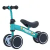 Bicicleta de equilibrio para niños de 1 a 3 años, 2 ruedas, sin pedales, ajustable, coche deslizante para bebés, carrito de cuatro ruedas, coche autodeslizante