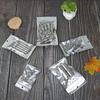 Yin aluminizado e Yang Saco de osso auto-selante Embalagem de alimentos Saco plástico Folha de alumínio Embalagem Saco auto-selante Translúcido Aluminizado Saco puxador de ossos