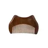 Peine de Sándalo con Forma de Gato al por Mayor con Logo Personalizado, Peine Mini Portátil de Dientes Finos para Cabello y Flequillo de Niños