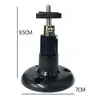 Soporte de Plástico para Cámara de Video Vigilancia Montaje en Pared Elevable Universal de Pequeño Volumen Soporte para Cámara 206 Negro con Tornillos